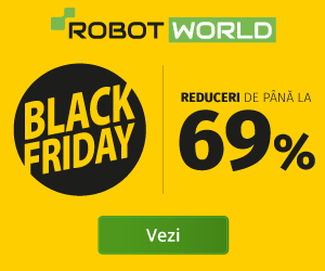 Black Friday RobotWorld, reduceri de pana la 69%